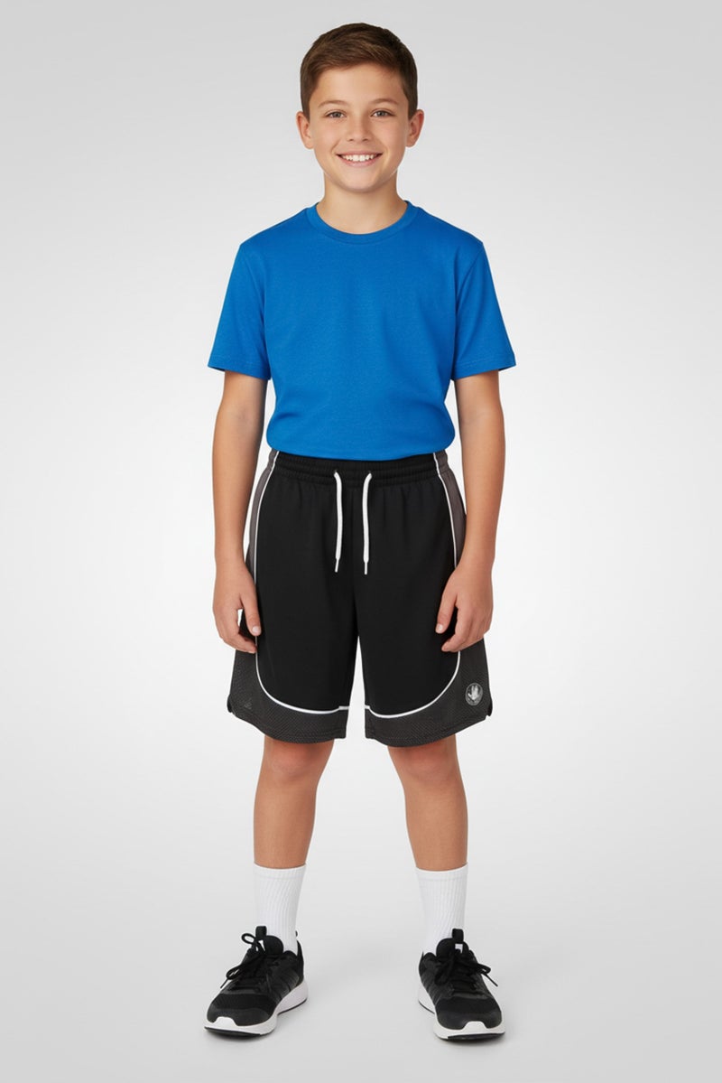 Body Glove Kids Boy 2 Piece Sportswear Fit Training Shorts, Multicolor - Image 1